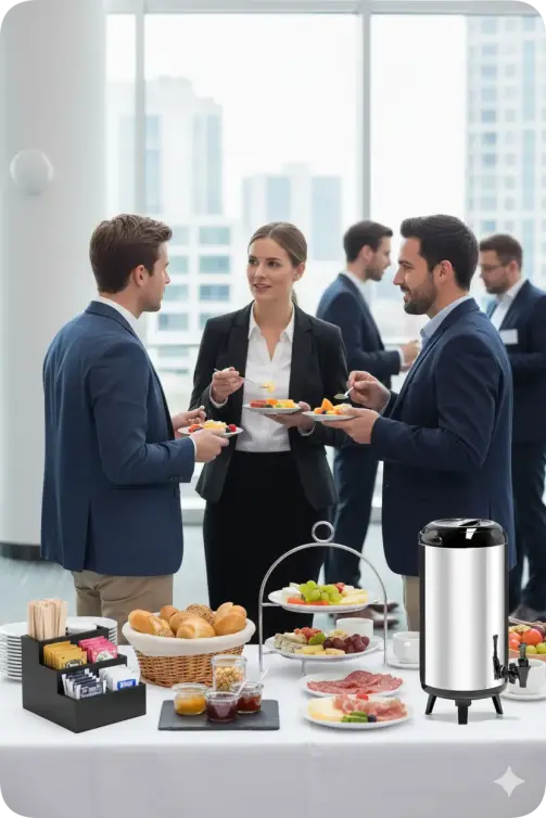 Moderný bufet v gastronómii – štýlové riešenia pre reštaurácie, hotely a eventy.