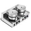 Elektrický dvojitý vaflovač na belgické vafle, priemer 18,5 cm, 4 kW, 230 V | FORGAST FG09721