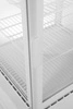 Chladiaca vitrína 58 l, biela, LED, automatické odmrazovanie, 45.2x40.6x81.6 cm | HENDI 233610