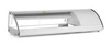 Chladiaca vitrína na sushi, 63 l, LED, 3-7°C, 130.7x45x33 cm | HENDI 233757