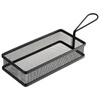 Košík na servírovanie SNACKHOLDER, čierna farba, 21.5x10x4.5 cm | APS 40628