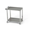 Nerezový 2-policový vozík 80x50x85 cm | FORGAST