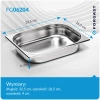 Kontajner GN 1/2 hlboký 4 cm eko z nerezovej ocele FORGAST FG06204