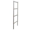 Rohová skriňa 4 police hlboké 40 cm 1PD-44+4P-134+8UM | ALUSHELF 40323