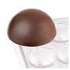 Forma na pralinky polguľa, 27.5x13.5x2.5 cm | CONTACTO 6751/007