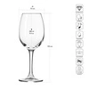 Poháre na víno WINE 280, 280 ml, súprava 6 kusov | KROSNO GLASS F578281024028C20