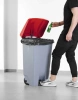 Veko na odpadkový kôš 120 l, červené | HENDI 873496