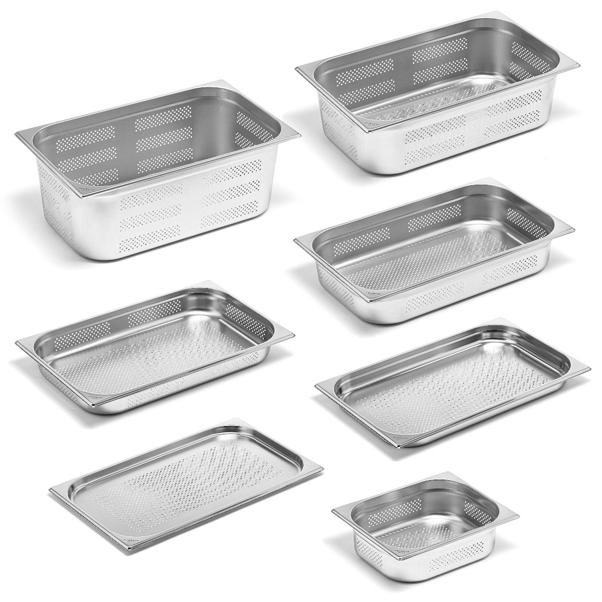 Nádoba GN 1/2 6,5 cm perforovaná z nehrdzavejúcej ocele | FORGAST FG04726V1