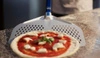 Obdĺžniková lopata na pizzu, perforovaná z eloxovaného hliníka | GI.METAL A-32RFX/180