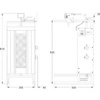Gyros (kebab) plynový Potis GD-2, náplň 30 kg, 2 vykurovacie zóny, napájaný zemným plynom G20 | POTIS PG1203