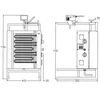 Gyros (kebab) elektrický, do 15 kg, 3 výhrevné zóny, 4.5 kW | POTIS E-1