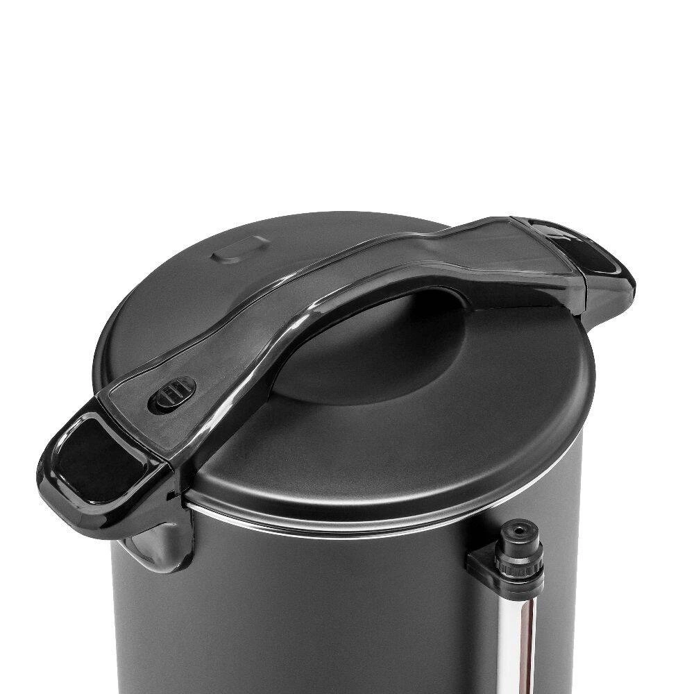 Ohrievač vody 17,5 l s odkvapkávacou táckou, čierny, dvojplášťový | FORGAST FG05561