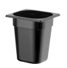 Nádoba COOL čierna, GN 1/6, 20 cm zo SAN | HENDI 882375