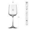 Poháre COPA 270 AXIS 275 ml, súprava 6 kusov | KROSNO GLASS F57C978025001010