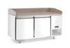 Chladiaci stôl na pizzu 2-dverový, 250 l, 151x80x87.5 cm | ARKTIC 220245