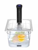 Polykarbonátové veko pre GN 1/2 s výrezom pre sous vide | HENDI 864210