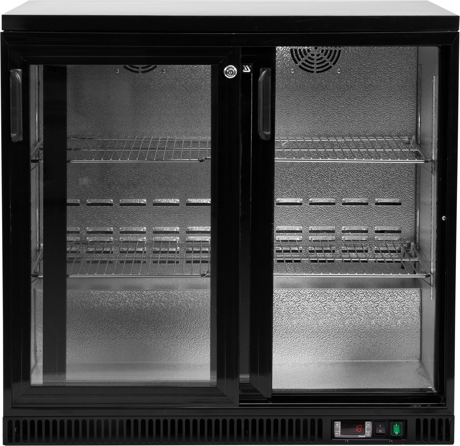 Chłodziarka do butelek, 227 l, aluminium, dynamiczne chłodzenie, automatyczne odszranianie | YATO YG-05356