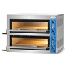 Pec na pizzu 2-komorová, 2x4x36 cm, 12 kW, 400 V | FORGAST FG09566