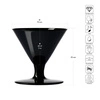 Poháre na MARTINI 60 BLACK, 60 ml, súprava 6 kusov | KROSNO GLASS F57D521005001010