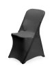 Poťah na cateringovú stoličku, čierny 54x44x84 cm | HENDI 816370