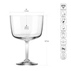Poháre na dezerty, ICE CREAM GLASS 640 AXIS, sada 6 kusov | KROSNO GLASS F540297057002020
