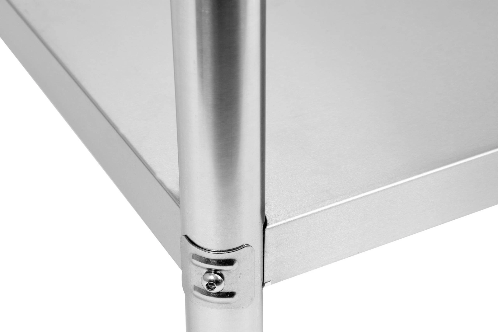 Pracovný stôl z nehrdzavejúcej ocele s policou 100x70x85 cm | YATO YG-09031