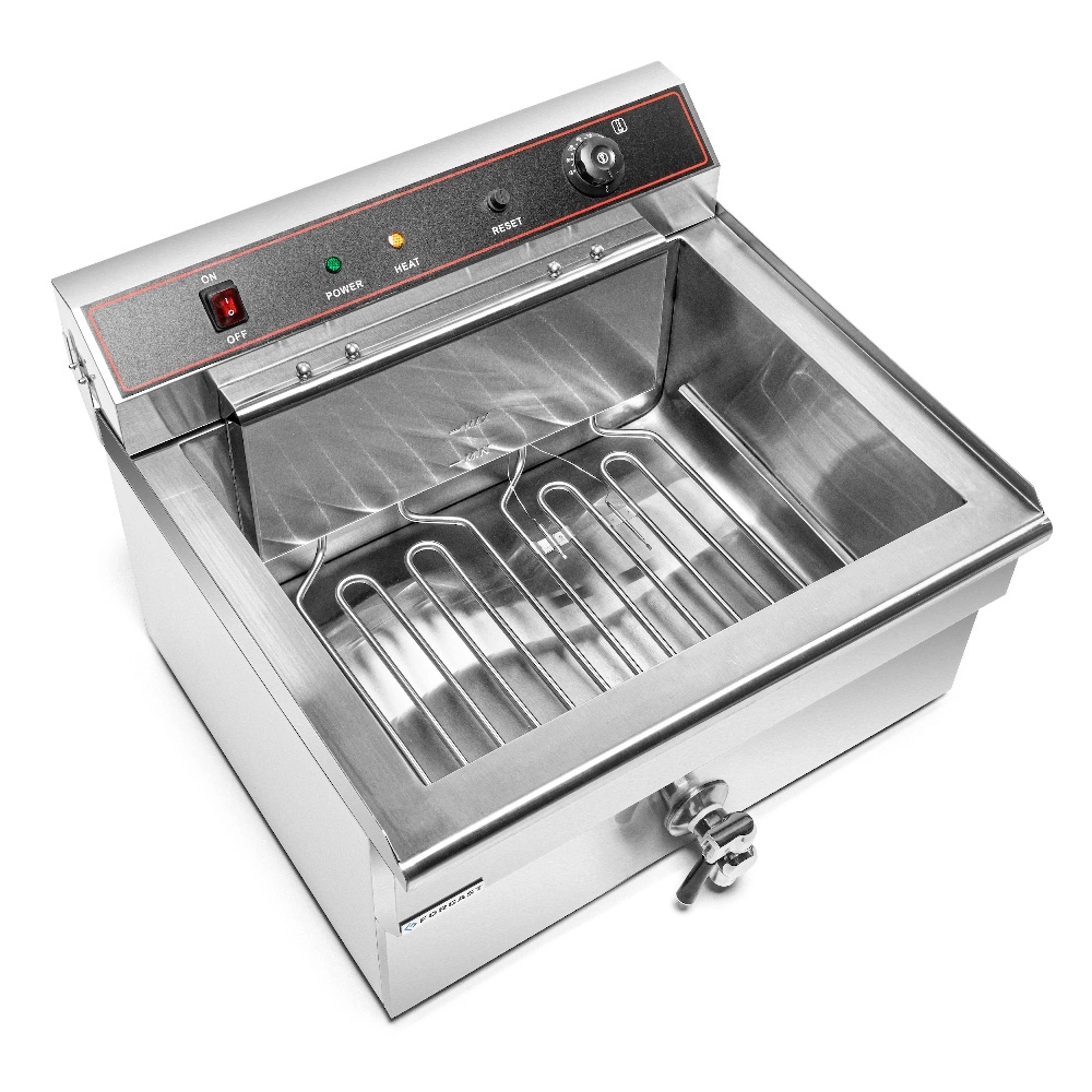 Elektrická fritéza 1-komorová 30 l, 6 kW, studená zóna | FORGAST FG09018