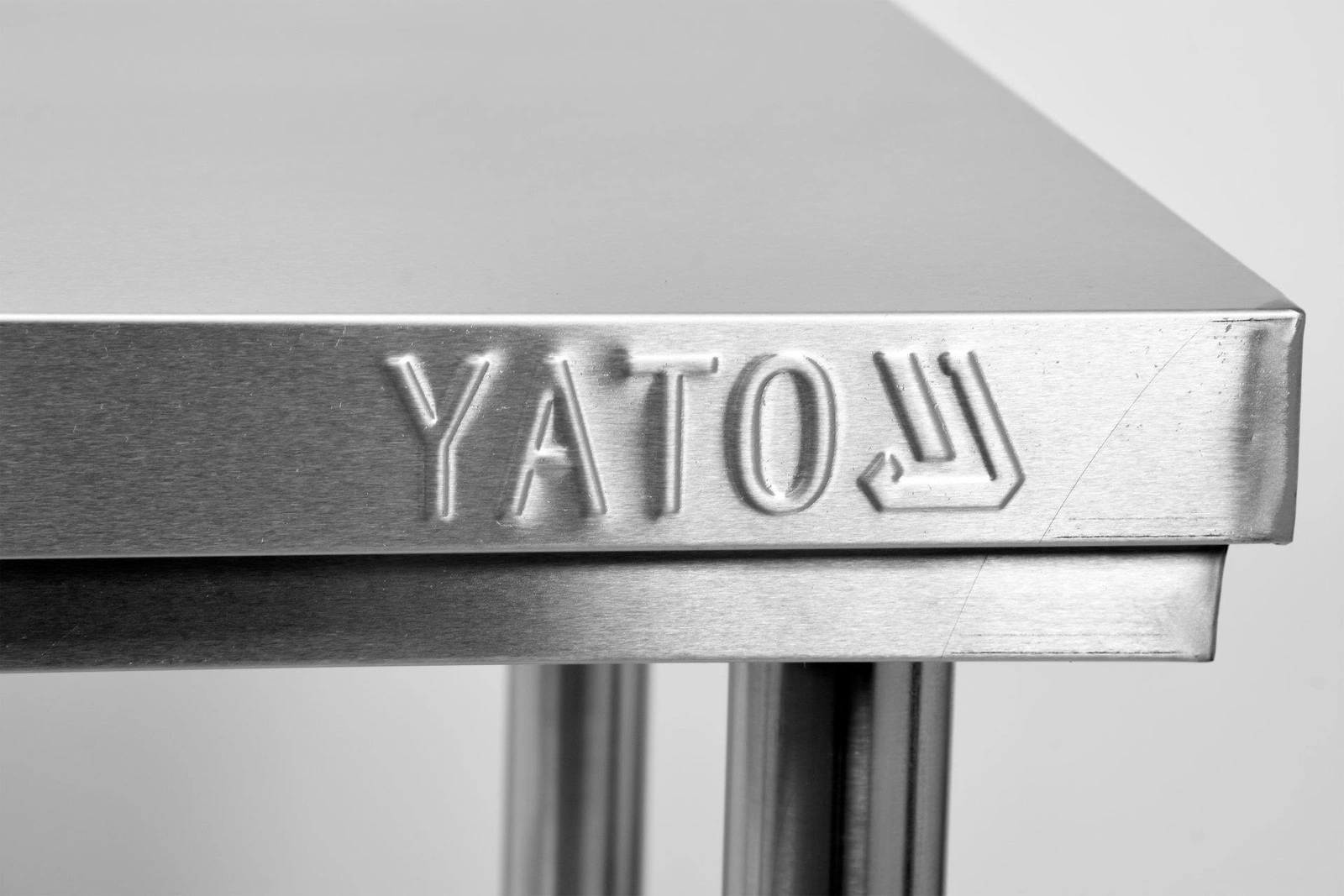 Nerezový centrálny pracovný stôl s policou 120x60x85 cm | YATO YG-09002