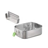 Nádoba na obed LUNCHBUDDY, nehrdzavejúca oceľ, 18.5x13.5x6.5 cm, 800 ml | APS 66900