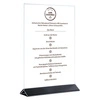Držiak na menu formát A6, 2-dielny, 10.5x7x17 cm | APS 71527