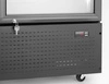 Chladnička na nápoje 2-dverová s podsvieteným panelom, 512 l, čierna oceľ, automatické odmrazovanie | ARKTIC 236949