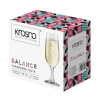 Poháre na šampanské Balance, 190 ml - súprava 6 kusov | KROSNO FKMA230018005010