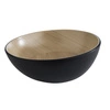 Miska melamínová FRIDA čierna priemer 21,5 cm šikmá | APS 84921