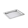 Podnos FPROFI LINE, leštený, z nehrdzavejúcej ocele, 32.5x26.5x2 cm | APS 12100