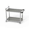 Nerezový 2-policový vozík 90x70x85 cm | FORGAST