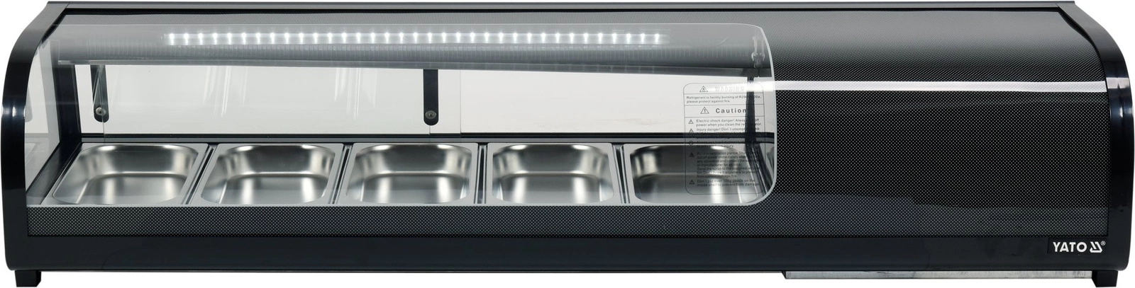 Chladiaci podnos na sushi 5x1/3 GN | YATO YG-05001