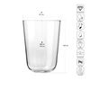 Poháre XNO HIGHBALL 380, 380 ml, súprava 6 kusov | KROSNO GLASS F688486038002010