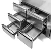Zásuvka s výsuvmi pre chladiace stoly - sada 2 kusov | FORGAST FG07125