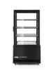 Chladiaca vitrína 68 l čierna, LED, dynamické chladenie | HENDI 233238