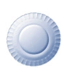 Plytký tanier PICARDIE MARINE, stred 23 cm | DURALEX 3023BF06A1111