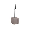 Stojan na karty, sada – 4 stojany a 30 kariet na popis, 3x3x12 cm | APS 71494