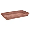 Košík z polypropylénu GN LINE, obdĺžnikový, hnedý, GN 1/1, 53.5x33x7.5 cm | APS 40260