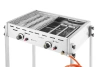 Grill gazowy Roast-Master Pro, 11.6 kW, dwie strefy, 79x56x90 cm | HENDI 148808