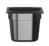 Nádoba COOL čierna, GN 1/6, 15 cm zo SAN | HENDI 882351