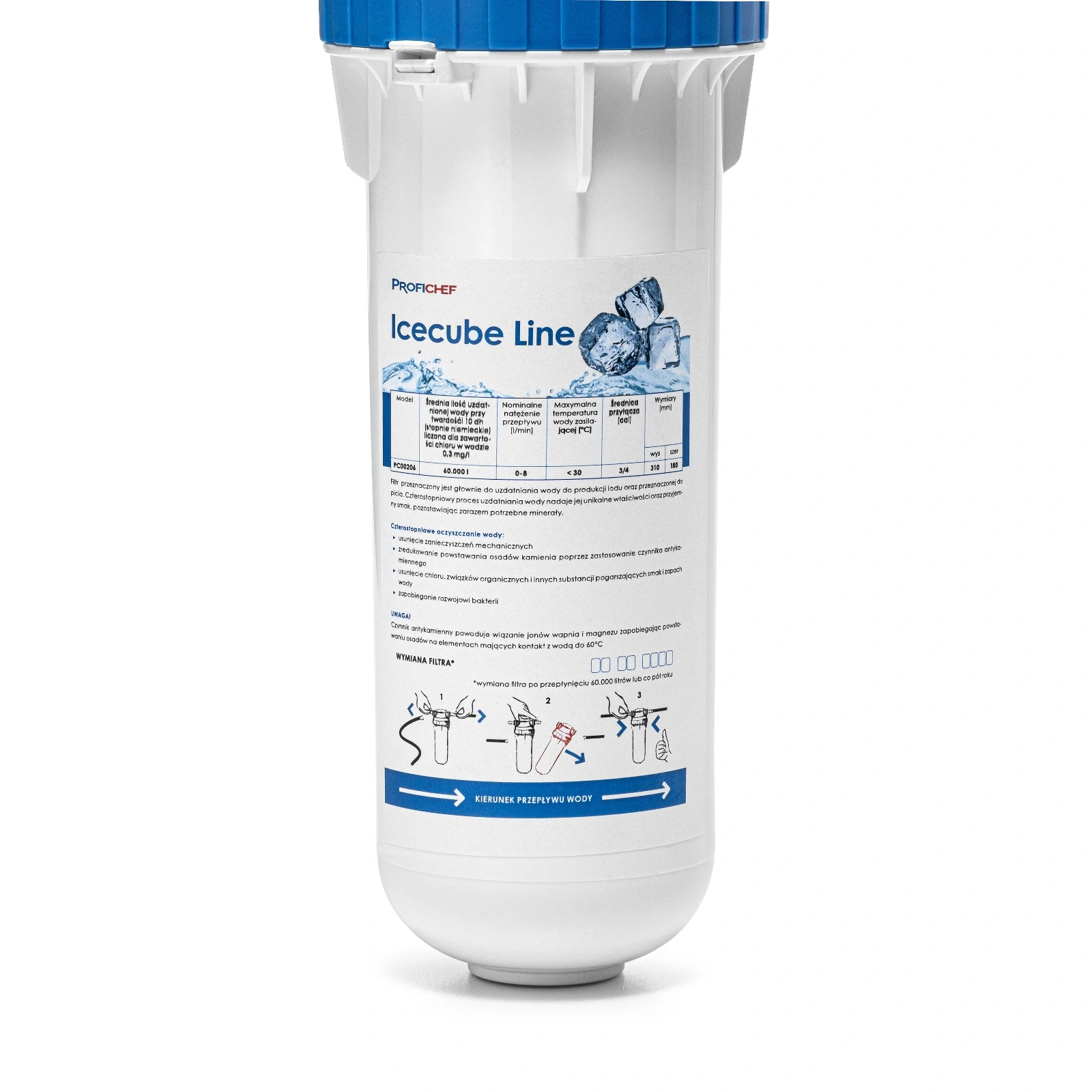 Filter na vodu ICECUBE LINE | PROFICHEF PC00206