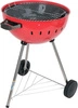 Uhlíkový gril, okrúhly, priemer 54 cm, červený | YATO YG-20304