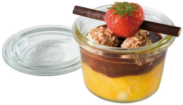 Súprava malých pohárov s viečkami, 12 kusov, 6x6x5.5 cm, 80 ml | APS 82310