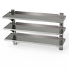 Trojitá nastaviteľná závesná polica 110x40x100 cm | FORGAST FG05070/1100/400/1000