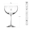 Poháre COPA 515 AXIS 515 ml, súprava 6 kusov | KROSNO GLASS F57C978047002030