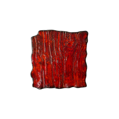 Plochý obdĺžnikový tanier Moku rubín 21 x 21 cm | KERA KERAMIKA 16.3.RUBIN